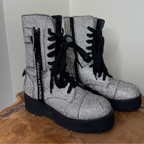 Dolls Kill Shoes - Dolls kill billionaire boot size 8